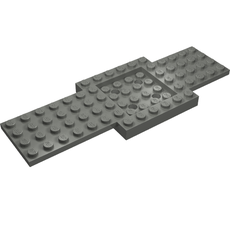 Vehicle Base 6 x 16 x 2/3 with 4 x 4 Recessed Center (52037)