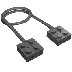 Wire with Brick 2 x 2 x 2/3 and Train Track Contacts