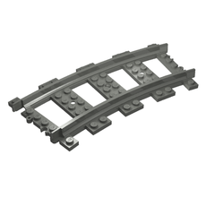 Vehicle Track, Train, Plastic (RC Trains) Curved (53400)