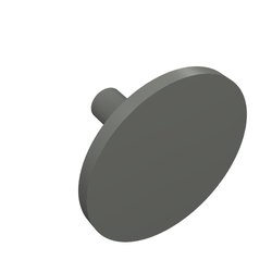 Shield Round Flat [Plain]