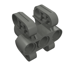 Technic Axle and Pin Connector Block 3 x 3 x 2 [Linear Actuator Holder] (61905)