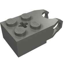 Technic Brick Special 2 x 2 with Ball Socket Reinforced and Axle Hole (62712)