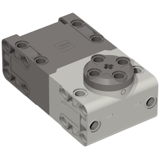 Motor, Large Angular Position, Light Bluish Gray Housing, Black Wire (69730)