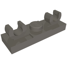 Plate Special 1 x 3 with 2 Clips on Top (79987)