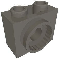 Brick Special 1 x 2 x 1 1/3 with Rotation Joint Socket (80431)
