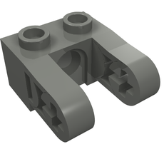 Technic Brick 1 x 2 with Hole and Dual Beam Extensions (85943)