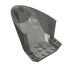 Aircraft Fuselage Curved Aft Section 6 x 10 Bottom (87616)