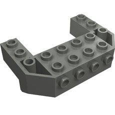Brick Special, Train Front Sloping Base Wedged with 4 Studs on Front and 2 x 4 Cutout (87619)
