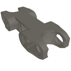 Technic Axle and Pin Connector 2 x 5 with Two Ball Joint Sockets [Closed Sides] [Open Axle Holes] (89650)