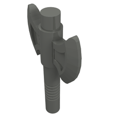 Weapon Axe with Twin-Blade (95052)