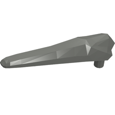Animal Body Part, Dinosaur, Pteranodon Jaw Bottom with Pin [Flexible Plastic] (98087)