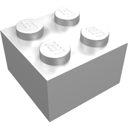 LEGO part LDraw render in color 79 - Milky White LEGO part LDraw render in color 79 - Milky White