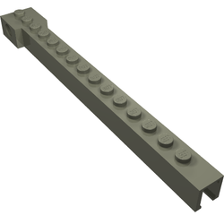 Crane Arm Outside, Wide, 15 Studs, End Notch