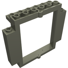 Door Frame 2 x 8 x 6 Swivel with Bottom Notches (30101)