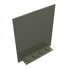 Door 2 x 5 x 5 Swivel, Flat Base (30102)
