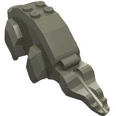 Animal Body Part, Dinosaur, Triceratops Body Top (30461)