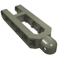 Technic Steering Arm 6.5 x 2 with Towball Socket Rounded, Un-Chamfered (32195a)