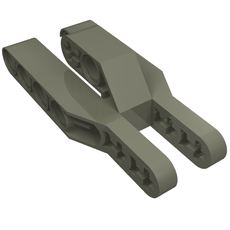 Technic Beam 3 x 7 x 2 Fork 3 Fingers (32308)