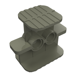 Rubber Band / Belt Holder 2 x 4 x 2 1/3