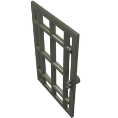 Door 1 x 6 x 7 Barred (4611)