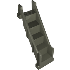 Stairs 4 x 7 x 9 1/3 Straight Enclosed (4784)