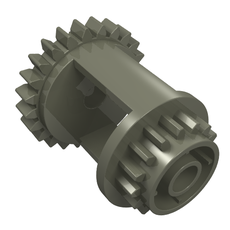 Technic Gear Differential, 24 -16 Tooth with Clutch on Both Sides (6573)