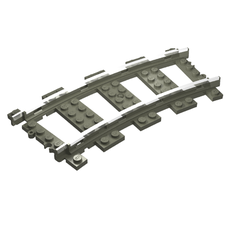 Vehicle Track, Train, 9V Curved (74747)