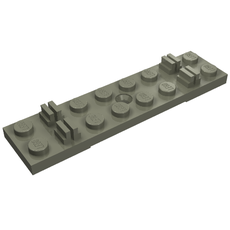 Train Track Sleeper Plate 2 x 8 without Cable Grooves (767)