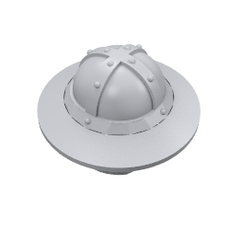 Helmet with Chinstrap and Wide Brim (30273)