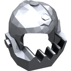 Helmet with Jagged Jaw (62697)