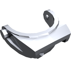 Headwear Accessory Visor with Horizontal Slit (87777)