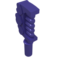 Equipment Comb with Handle and 3 Hearts [Hair Accessory] (96482)