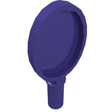 Equipment Hand Mirror with Heart on Reverse [Hair Accessory] (96488)