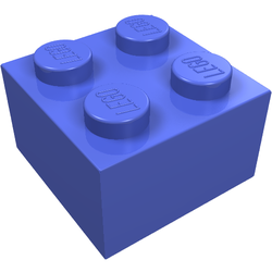 LEGO part LDraw render in color 89 - Royal Blue LEGO part LDraw render in color 89 - Royal Blue