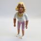 Belville Figure Articulated Elbows, Female, Light Yellow Hair, White Top with Flowers and Leaves Collar Print