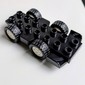 Duplo Car Base 2 x 8 with Front Spoilers, White Hubs