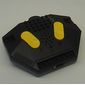 Control Unit / Remote, Train 9V / RC, Dark Bluish Gray Bottom, Yellow Buttons