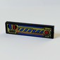 Tile 1 x 4 with Gold, Red and Blue Circuitry Print