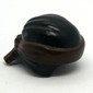 Head Wrap with Headband and Knot, Dark Brown Pattern