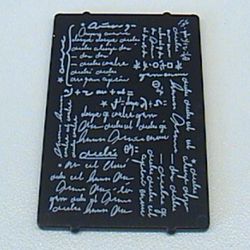 Glass for Window 1 x 4 x 5 with Classroom Blackboard Print