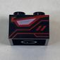 Brick 2 x 2 with Red Digital Eye on Both Sides Print