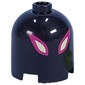 Brick Round 2 x 2 x 1 2/3 Dome Top, Hollow Stud with Dark Purple and Bright Light Yellow Eyes print