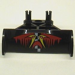 Spoiler 3 x 4 x 6 with Red and Yellow Jack Stone Print