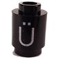 Brick Round 1 x 1 Open Stud with Letter 'Ü' Print
