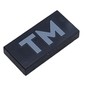 Tile 1 x 2 with Silver 'TM' print