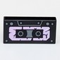 Tile 1 x 2 with Damaged Cassette Tape print