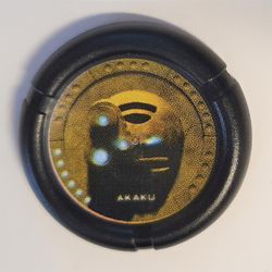 Large Figure Throwing Disk, Bionicle Mask Akaku Print