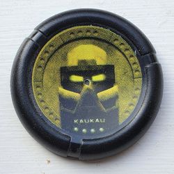Large Figure Throwing Disk, Bionicle Mask Kaukau Print