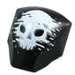 Slope Curved 4 x 5 x 1 2/3 with Facial Sculpture with Distorted Skull print
