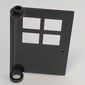 Door 1 x 4 x 5 with 4 Panes, Rounded Base